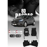 Stiloto Opel Corsa D (2006-2014) 8d Deri Havuzlu Oto Paspas | Tam Koruma,araca Özel & Hızlı Montaj - Siyah