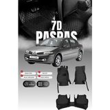 Stiloto Renault Megane 2 (2003-2009) 7d Deri Havuzlu Oto Paspas | Tam Koruma,araca Özel Kesim & Hızlı Montaj - Siyah