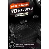 stiloto RENAULT MEGANE 4 (2016-2022) UYUMLU DERİ 7D HAVUZLU TAM SET OTO PASPAS .5