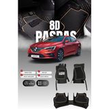 Stiloto Renault Megane 4 (2016-2025) 8d Deri Havuzlu Oto Paspas | Tam Koruma,araca Özel & Hızlı Montaj