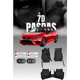 Stiloto Seat Leon (2012-2020) 7d Deri Havuzlu Oto Paspas | Tam Koruma,araca Özel Tasarım & Hızlı Montaj - Siyah