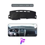 stiloto TOYOTA COROLLA (2006-2012) Araca Özel Torpido Örtüsü | Ön Göğüs Kılıfı | Tam Koruma | Kaymaz | B32