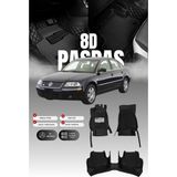 Stiloto Volkswagen Passat B5.5 (2001-2005) 8d Deri Havuzlu Oto Paspas | Tam Korum,araca Özel & Hızlı Montaj - Siyah