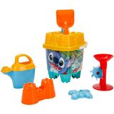 Stitch Büyük Kale Kova Seti - Koyu Yeşil