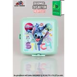 Stitch "DEKOMUS CEP DEFTERİ HEDİYELİ" LİSANSLI 2 KATLI BESLENME KUTUSU / LUNCH BOX