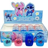 Stitch Disney Kalemtıraş Çift Hazneli Sevimli Kalemtraş - Lacivert