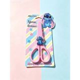 Stitch Figürlü Küt Uçlu Öğrenci Makası Ergonomik Saplı Okul Makası