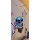 Stitch karakterli şeklinde simli needoh squishy stres oyuncağı