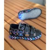 Stitch Kız Çocuk Ayakkabı, Kız Çocuk Günlük Ayakkabı ( 31-35 Numara Arası Işıksızdır ) - Siyah
