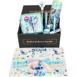 Stitch Lisanslı Kırtasiye Seti, Matara, Beslenme Kutusu, Kalem, Silgi ve Kalemtraş - Standart