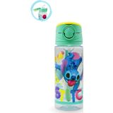 Stitch Matara 500 Ml - Çocuk Suluk, Matara, Pipetli Suluk, Askılı Suluk Stitch Matara