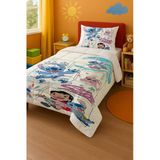 Stitch Tek Kişilik Yorgan Ve Yastık Kılıfı