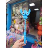 Stitch Temalı Işıklı Oyuncak Çubuk 35 cm LED Işıklı Dekoratif Çocuk Oyuncağı Hediyelik - Mavi