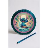 Stitch Temalı Katlanabilir Pinyata Ve Sopası