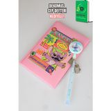 Stitch x Dekomus Lisanslı Yeni Sezon Lisanslı Lilo&Stitch Unleash Lock Journal Kilitli Hatıra Defteri Ve Labirent Figürlü Geçme