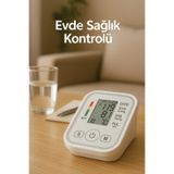 STLIFE Akıllı Dijital Sesli Türkçe Konuşan Koldan Tam Otomatik Hassas Tansiyon Nabız Ölçme Aleti LCD Ekran