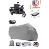 Stmax Gf 200 Branda Gri Arka Çanta Uyumlu(Topcase) Motosiket Brandası Motor Örtüsü Çadır Su Geçirmez Motosiklet Kılıfı Motor Brandası,lastikli,taşıma Torbalı