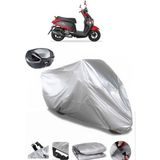 Stmax Roma 50 Arka Çanta Uyumlu Motosiklet Brandası Lüx Kalite Kalın Yüksek Kalite - Gri
