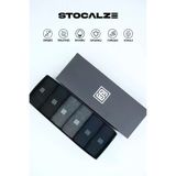 Stocalze Bambu Erkek Stocalze Logo Desenli Dikişsiz 6'lı Soket Çorap. Siyah Lacivert Antrasit Kutulu Erkek Çorap Seti Siyah - Lacivert - Antrasit