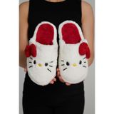 STOCON Hello Kitty Figürlü Kız Çocuk Peluş Ev Terliği – Yumuşak, Kaymaz ve Sıcak Tutan Kadın Terlik STC1168