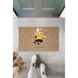 Stok Shoper Dijital Baskı Yeşil Dış ve Iç Mekan Doğal Taş Desen Kapı Önü Paspası - 60 x 40 cm - Renkli