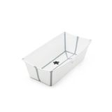 STOKKE® Flexi Bath® XL - Bebekler, Küçük Çocuklar ve Çocuklar için Büyük Küvet - Son Derece Hafif ve Katlanabilir - Renk: XL Beyaz Gri