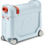 Stokke Jetkids Bedbox, Uçak Koltuklarına Uyumlu Binilebilir Çocuk Valizi - Mavi