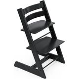 Stokke Tripp Trapp Chair Black Ayarlanabilir Ergonomik Ahşap Sandalye, Uzun Ömürlü Kullanım - Siyah