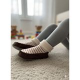 Stoks Çocuk Makosen Çorap Patik Panduf-Kaydırmaz Ev&anaokulu Ayakkabısı - 19 - 21 - 02S-Bej
