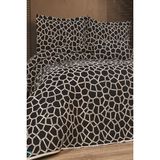 Stone 4 Parça Yatak Örtüsü 240X260 Siyah Cappucino - Siyah - Cappuccino - 240 x 260 cm