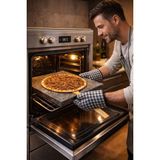 Stone Edition %100 Doğal Bazalt Fırın Taşı 30X40X2CM Gri Renkli Dikdörtgen Pizza Taşı