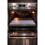 STONE EDITION Doğal Bazalt Taş %100 Doğal | 800°C Isı Dayanımı | Fırın & Mangal Uyumlu, Pizza Taşı 30x35x2