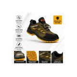 Stone Foot İş Güvenliği Ayakkabısı, Gore Tex Çift Yoğunluklu Taban, Anti-Slip Kaymaz, Şok Emici, Süet İş Güvenlik Ayakkabısı