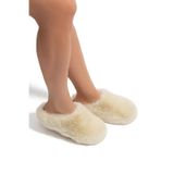 Stone Kadın Peluş Ev Terliği Bej 37/41