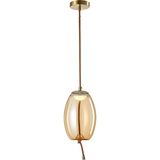 Stone Tekli 5 Watt 3000K Eskitme Bal Camlı LED Sarkıt Avize - 1