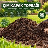 Stone Vera Stonevera Stonevera Çim Kapak Toprağı 50 Litre – Çim Tohumu Için Özel Karışım, Ince Yapılı, Su Tutucu, Köklenmeyi Destekleyici