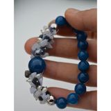 Stoneage Ceyt Inci ve Lapis Lazuli Taşlı Güzel Bayan Bileklik