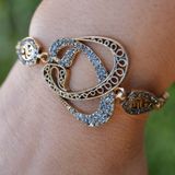 Stoneage Jewellery Çift Vav Kadın Otantik Bileklik