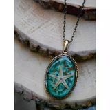 Stoneage Jewellery Gerçek Gerçek Deniz Yıldızı El Yapımı Bayan Kolye