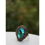 Stoneage Jewellery Kristal Taşlı El Yapımı Yüzük