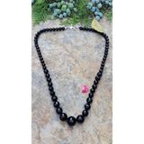 Stoneage Jewellery Oniks Doğal Taş Süzme Bayan Kolye