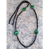 STONEAGE JEWELLERY Özel Tasarım Yeşim Doğal Taş Bayan Kolye
