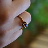 Stoneage Jewellery Yakut Ayarlanabilir Kadın Yüzük