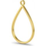 Stonechem 5 Adet Damla Model Gold Zamak Kolye Ucu 3.5 cm – Epoksi Reçine ve Takı Tasarımı İçin Kaliteli Metal Çerçeve (Paslanmaya Dayanıklı, Takı Yapım Aparatı)