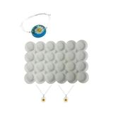 Stonechem Çoklu Daire Kolye Ve Anahtarlık Kalıbı 3.3 Cm 24 Lü