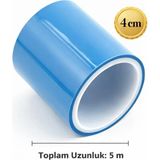 Stonechem Epoksi Bandı 4 Metre – Sızdırmaz Bariyer Bandı (Epoksi ve Reçine Uygulamaları İçin Isıya Dayanıklı, İz Bırakmayan Şeffaf Maskeleme Bandı)