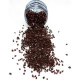 Stonechem Epoksi İçin Parlak Cam Kırıkları – 2-4 mm Kahverengi (Amber/Bronze) Dekoratif Süsleme Taşı 100 gr
