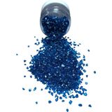Stonechem Epoksi İçin Parlak Cam Kırıkları – 2-4 mm Lacivert (Navy Blue) Dekoratif Süsleme Taşı 100 gr - Mavi