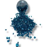 Stonechem Epoksi İçin Parlak Cam Kırıkları – 4-8 mm Antik Turkuaz Dekoratif Süsleme Taşı 100 gr