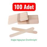 stonechem Epoksi Karıştırma Çubuğu Abeslang 100 Adet Doğal Ahşap
